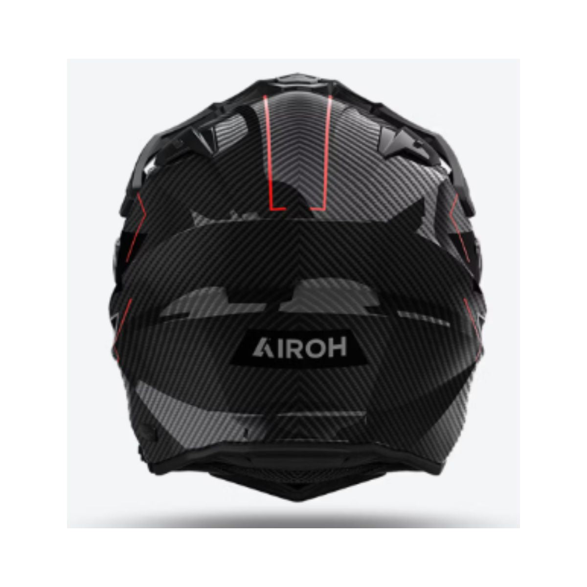 Casco AIROH COMMANDER 2 CARBONO STYLISH BRILLO