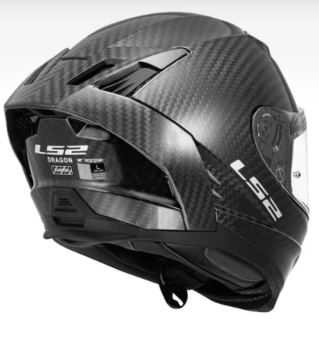 Casco LS2 FF807 DRAGON SOLID CARBON NEGRO MATE