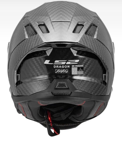 Casco LS2 FF807 DRAGON SOLID CARBON NEGRO MATE