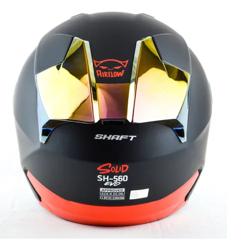 CASCO SHAFT 560 EVO SOLID ROJO
