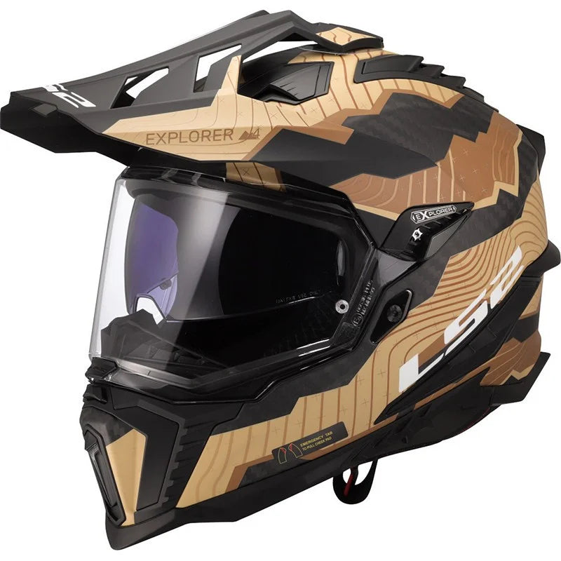 CASCO LS2 MX701 EXPLORER CARBON TRICK