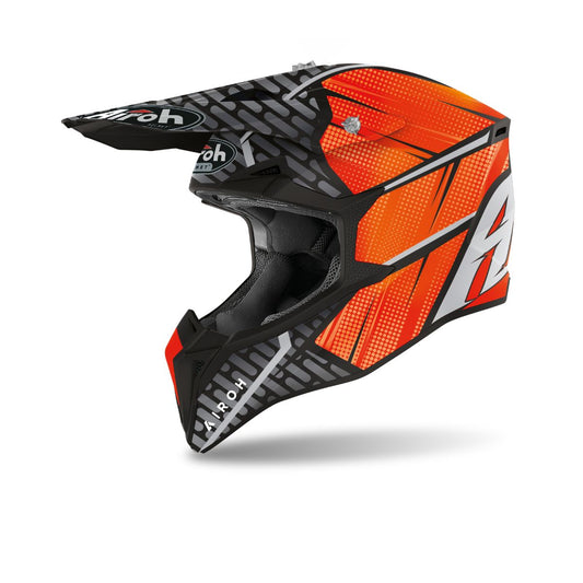 Casco AIROH WRAAP IDOL NARANJA MATE