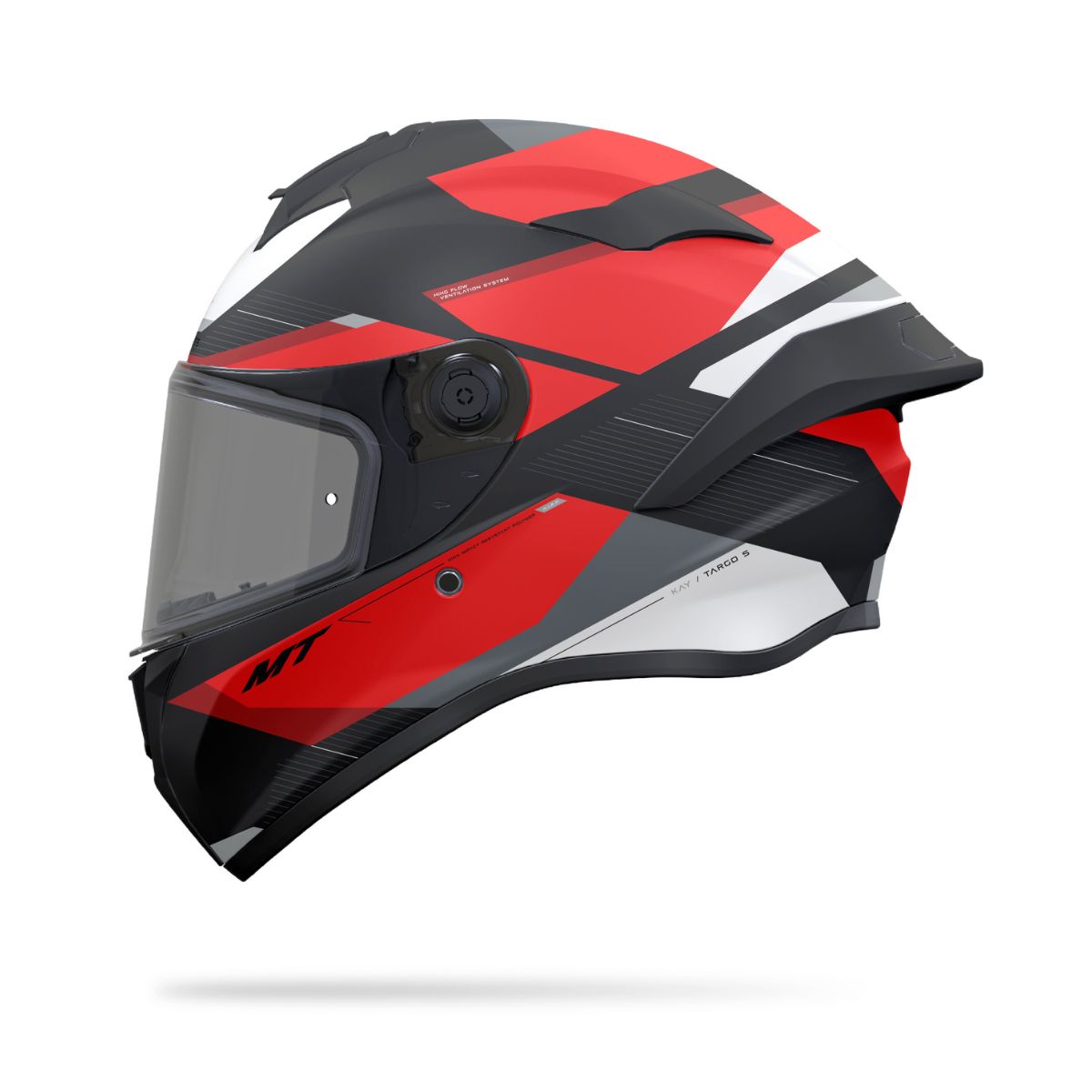 Casco Mt Targo s Kay B5 Rojo Mate
