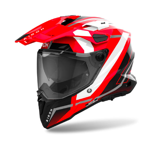 Casco AIROH  COMMANDER 2 MAVICK ROJO BRILLO