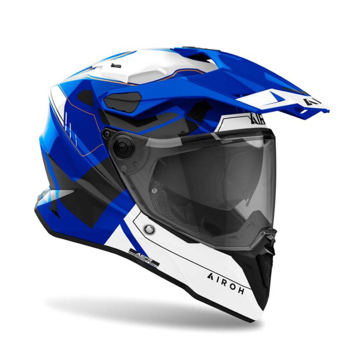 Casco AIROH COMMANDER 2 REVEAL AZUL BRILLO