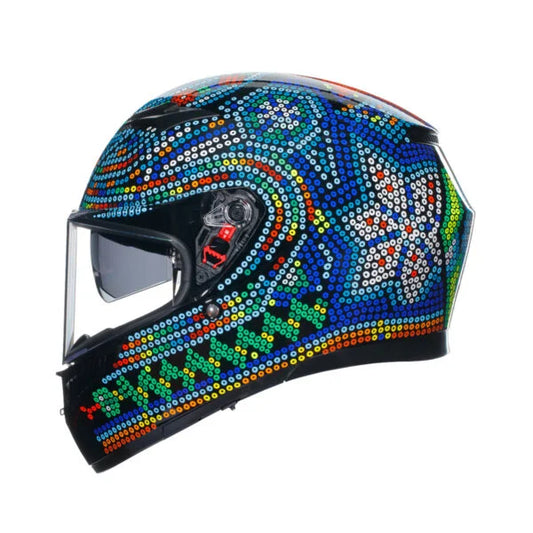CASCO AGV K3  ROSSI WINTER TEST 2018