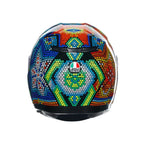 CASCO AGV K3  ROSSI WINTER TEST 2018