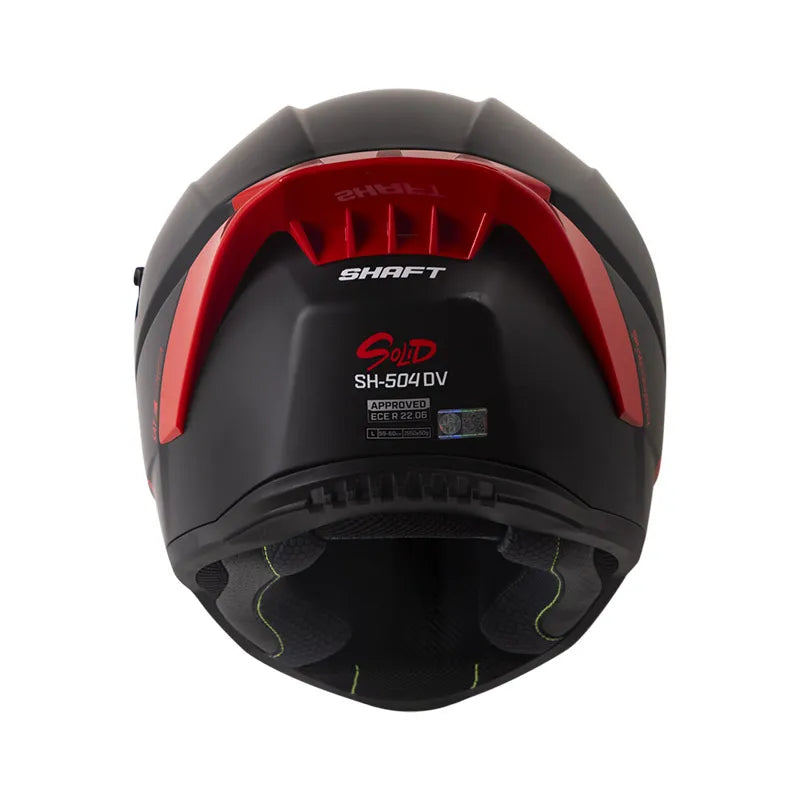 CASCO SHAFT 504 NEGRO/ROJO