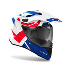 Casco AIROH COMMANDER 2 REVEAL AZUL/ROJO BRILLO