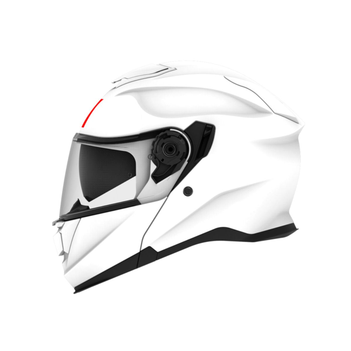 CASCO ABATIBLE MT EXODUS SV SOLID A0 BLANCO BRILLO