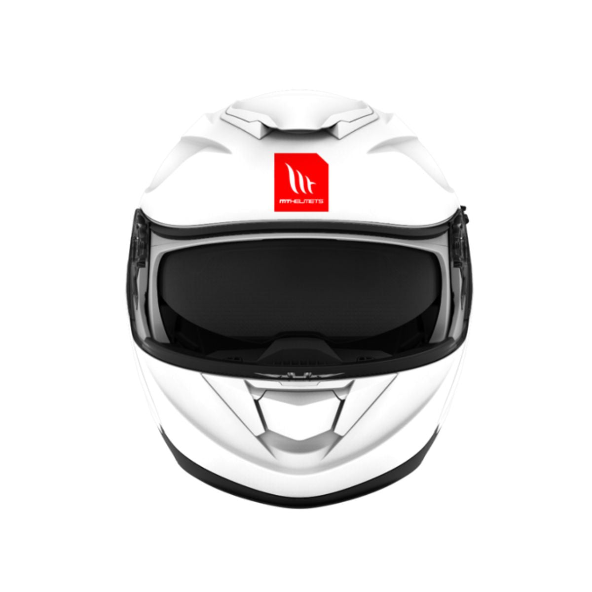 CASCO ABATIBLE MT EXODUS SV SOLID A0 BLANCO BRILLO