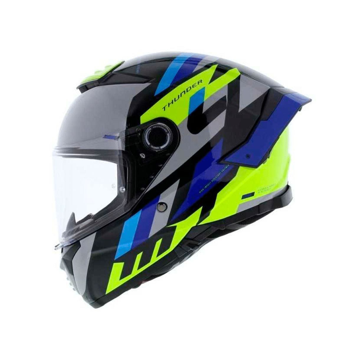 Casco Mt Thunder 4 Sv Ergo E17 Azul Mate