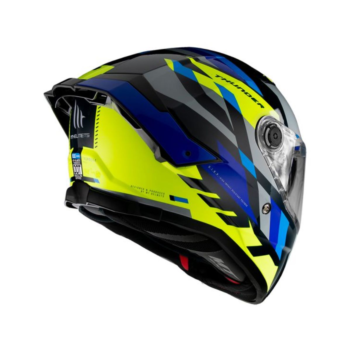 Casco Mt Thunder 4 Sv Ergo E17 Azul Mate