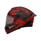 Casco Mt Thunder 4 SV Luminence D5 Rojo Brillante