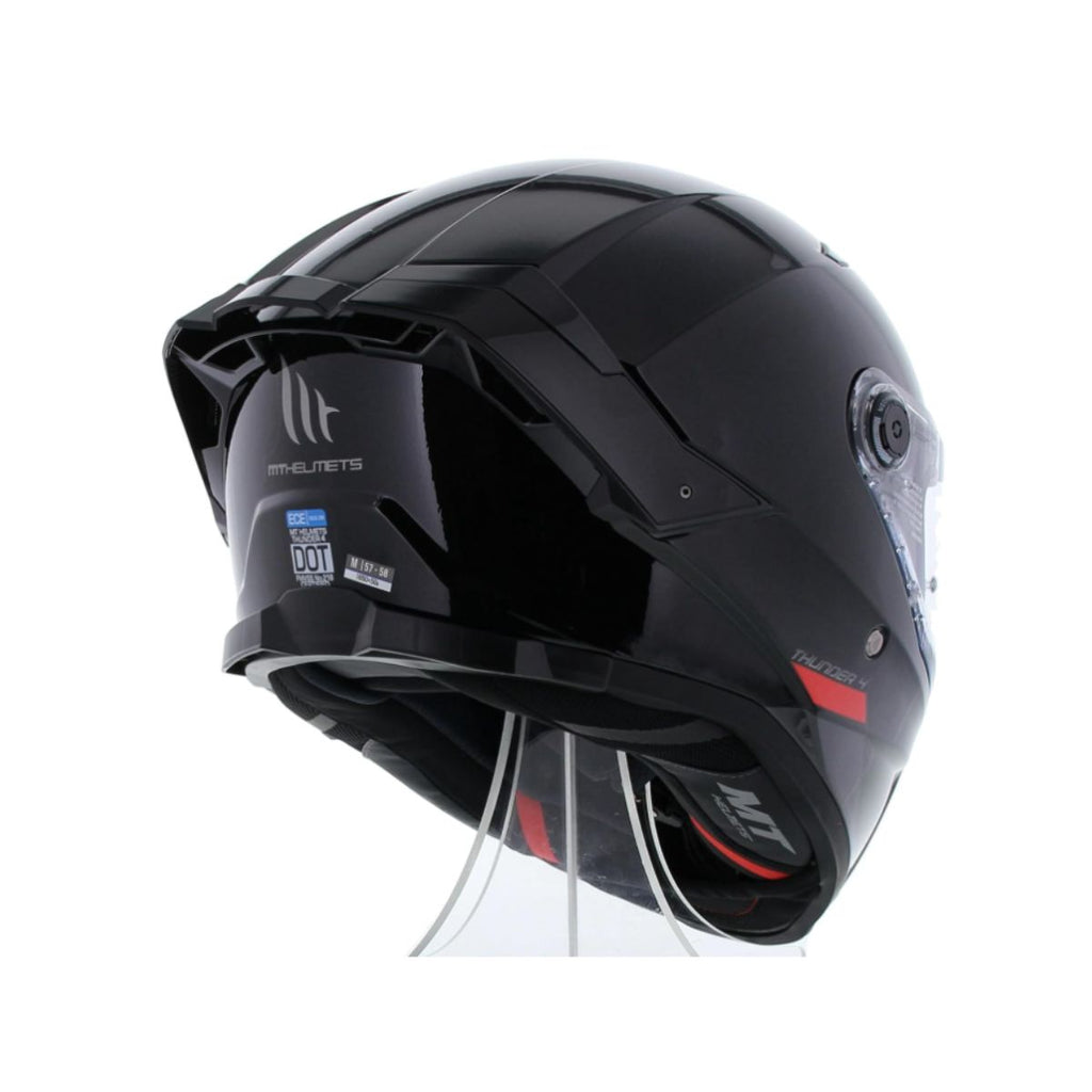 CASCO MT THUNDER 4 SV NEGRO BRILLANTE