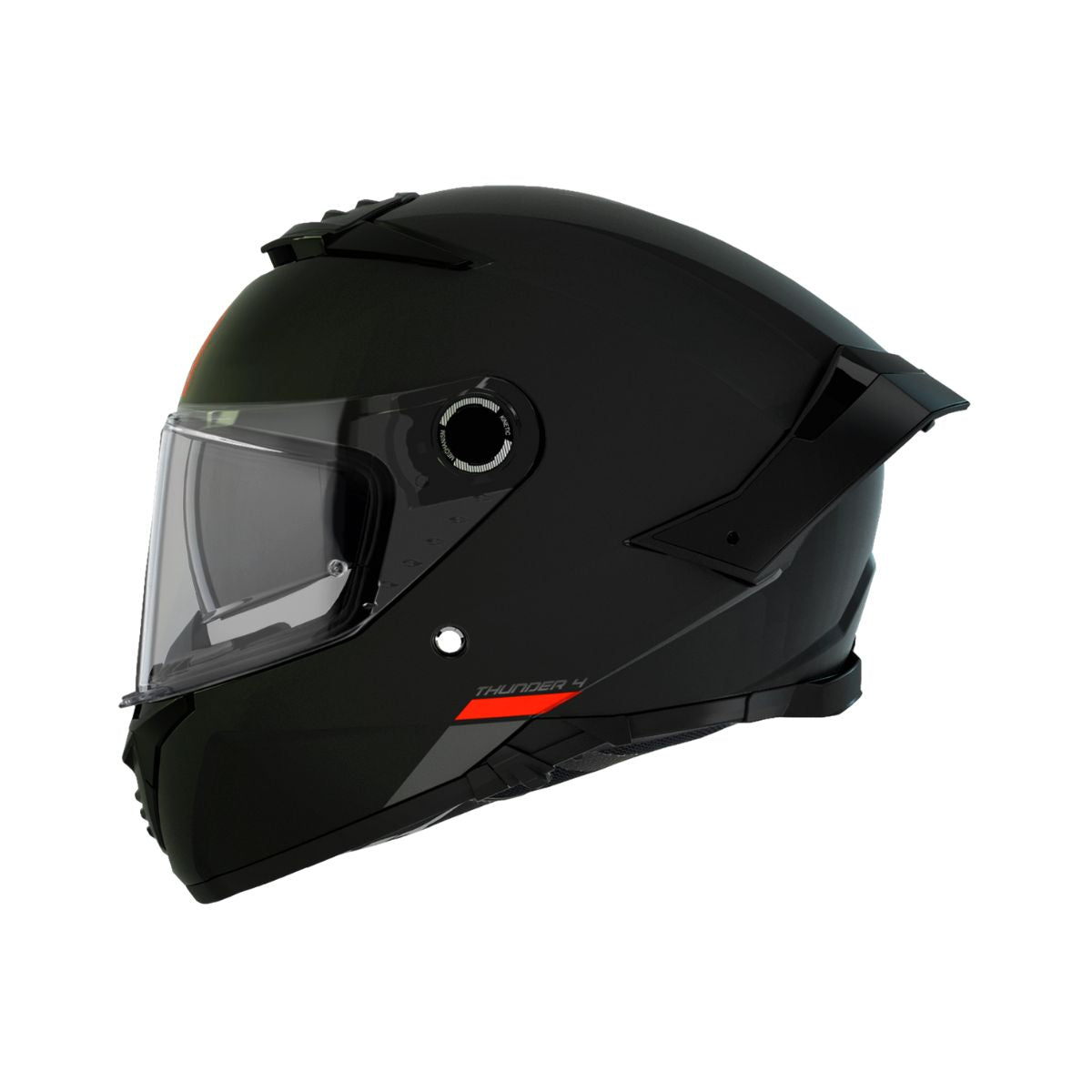 Casco Mt Thunder 4 Sv Solid A1 Negro Mate