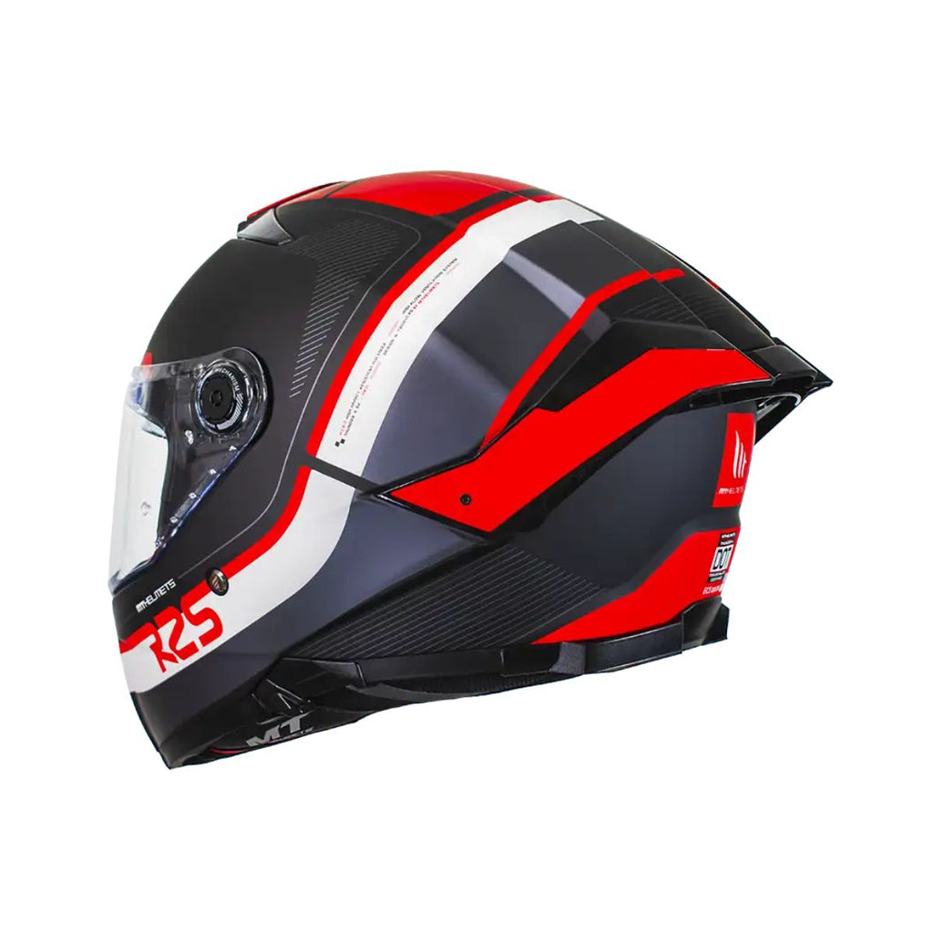 Casco Mt Thunder 4 Sv R25 B5 Rojo Mate
