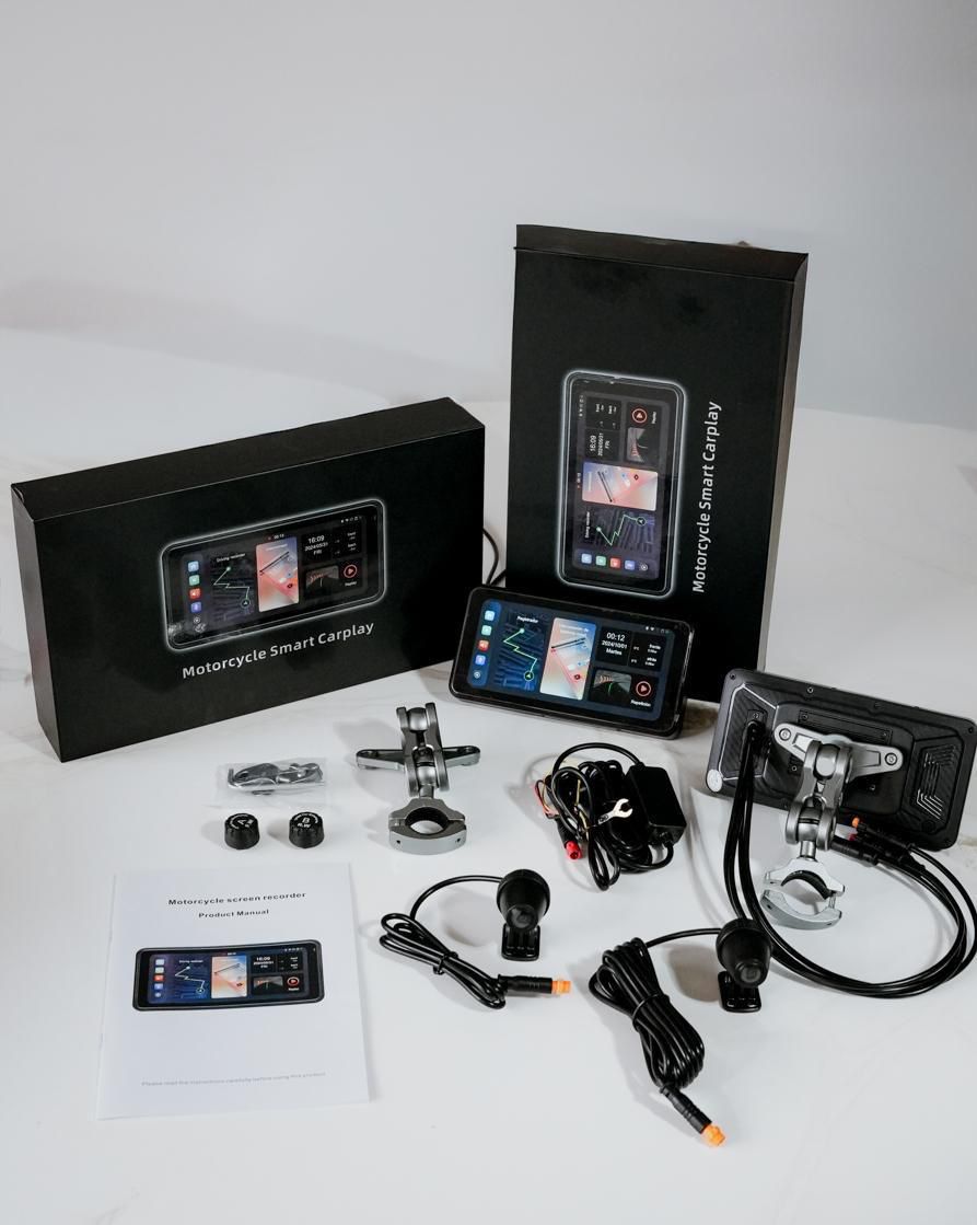 CARPLAY MOTO CON CAMARAS 6,25" PULGADAS