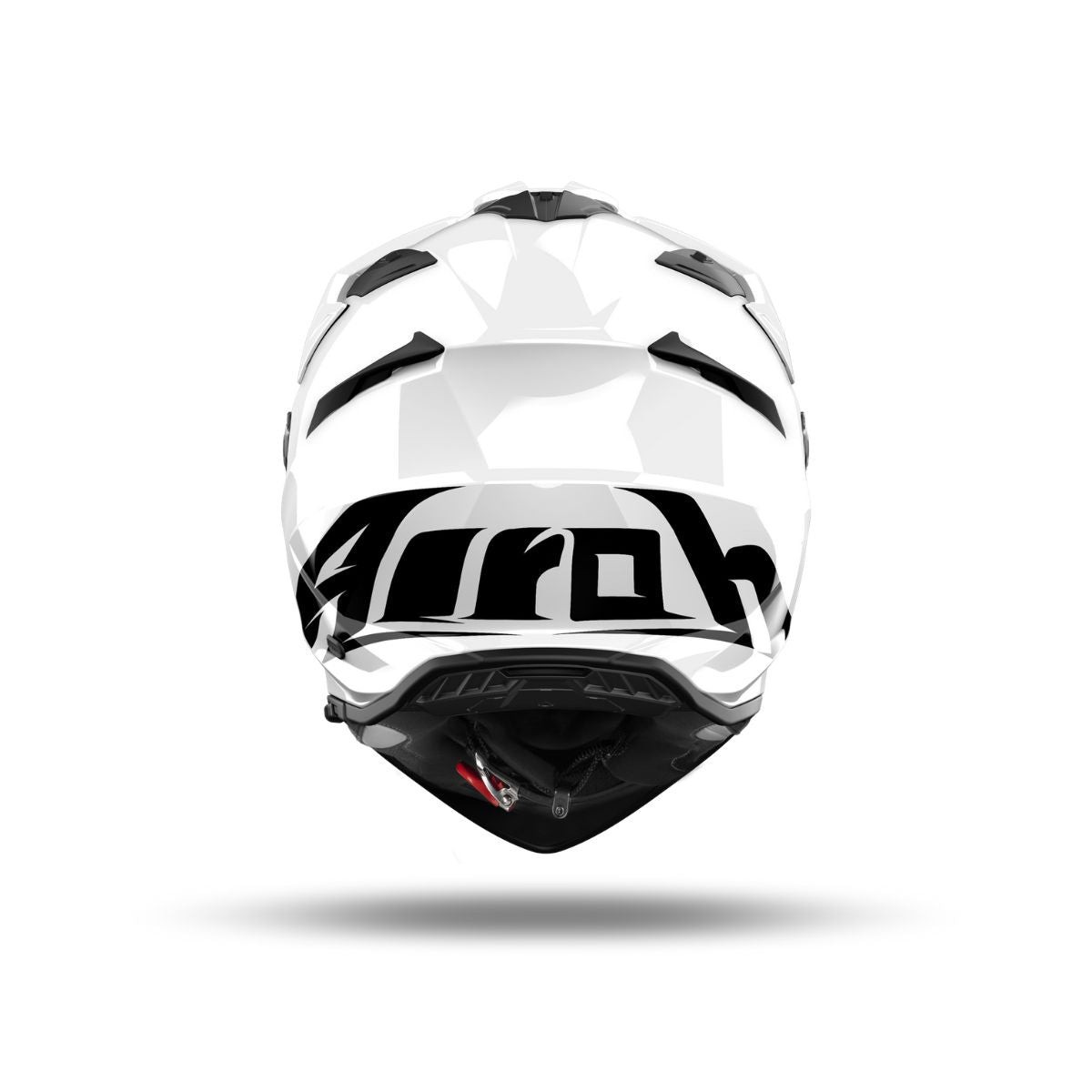 CASCO AIROH BANDIT BLANCO BRILLO