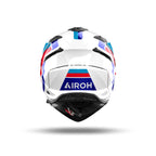 CASCO AIROH BANDIT HORN BLANCO BRILLO