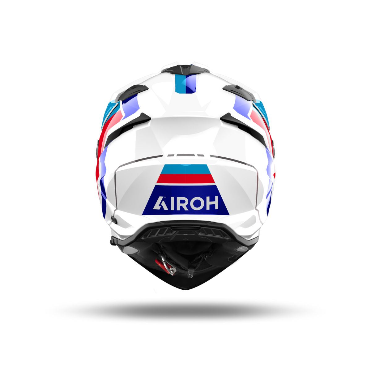 CASCO AIROH BANDIT HORN BLANCO BRILLO