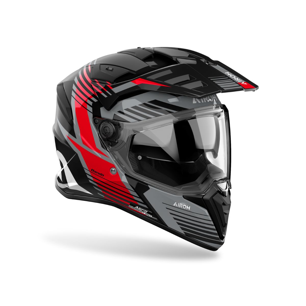 CASCO AIROH BANDIT SPICY ROJO BRILLO