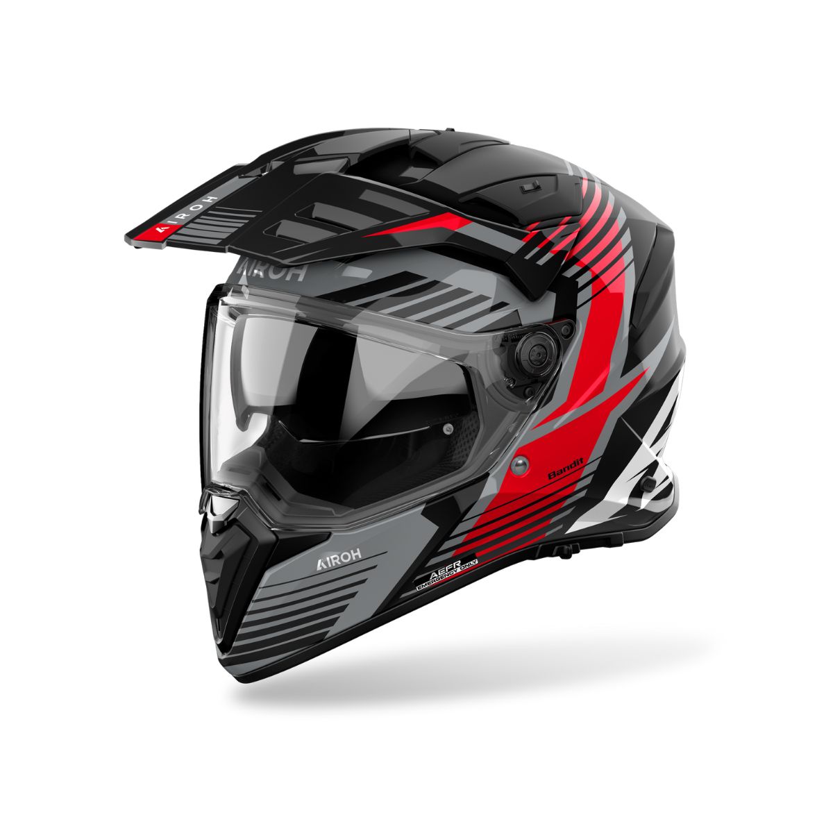 CASCO AIROH BANDIT SPICY ROJO BRILLO